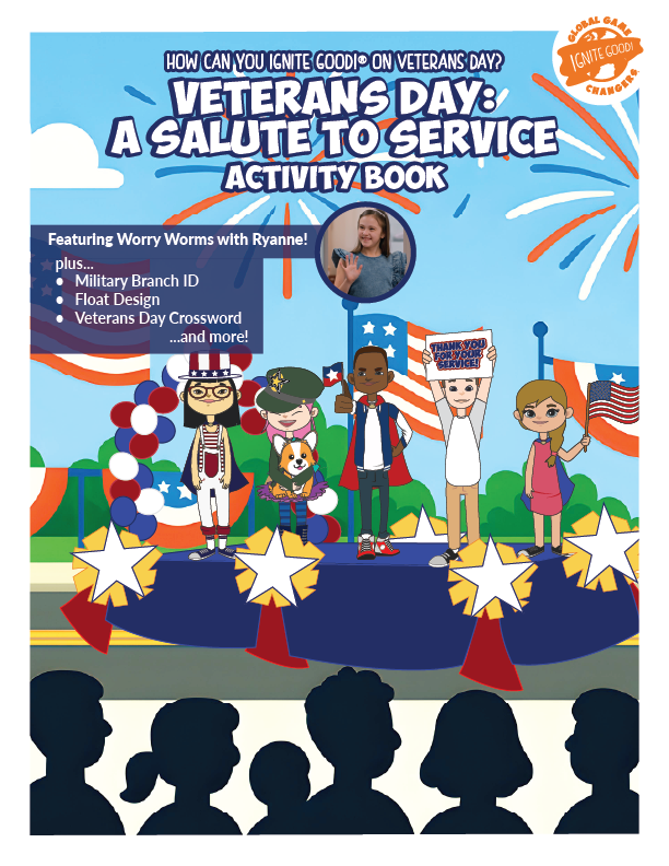 Veterans Day Activity Book Cover