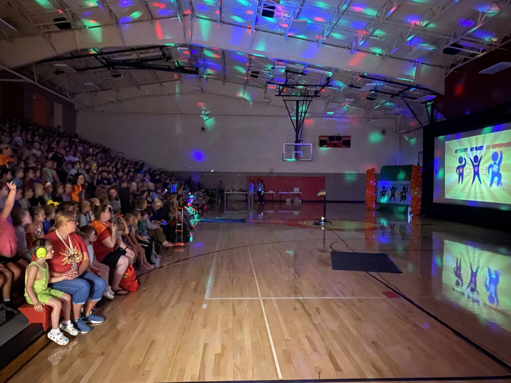 GGC Pep Rally in the gym